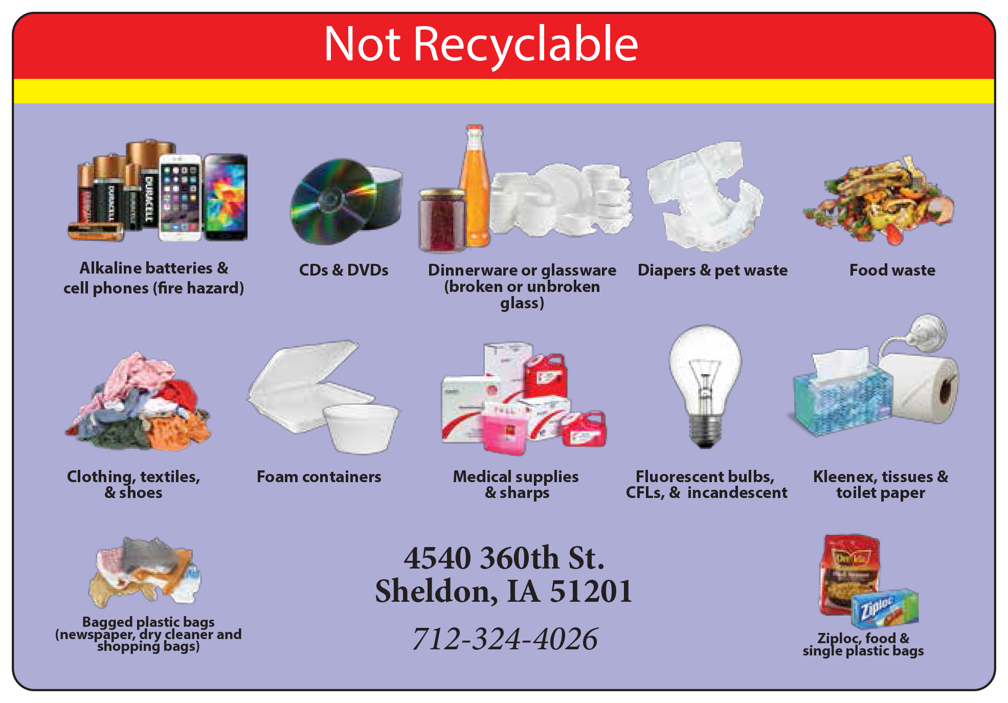 Recycling Postcard 005 2 Northwest Iowa Landfill